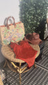 Einteiliger Badeanzug mit Strass Orange PIN-UP STARS